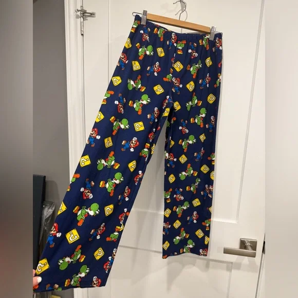 Nintendo Super Mario Kids Pajama Set - Navy and Gray - Picture 7 of 12